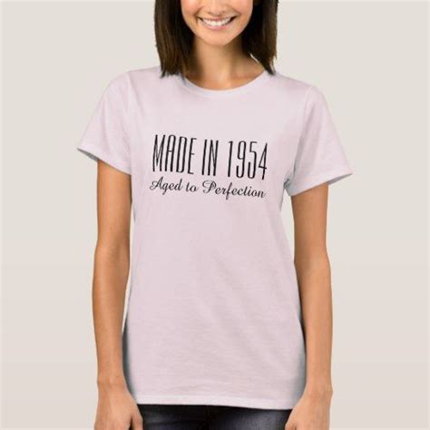 Made In 1954 Aged To Perfection T Shirt For Women T Shirts For Women Simple