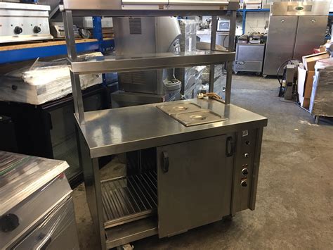 Hot Cupboard Hot Plate Serving Counter Stainless Steel Used Rational
