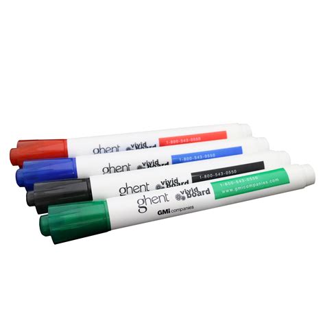 Whiteboard Markers – 4 Count – Ghent