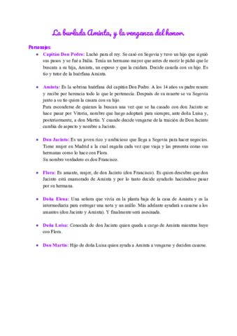 Resumen De Novelas Amorisas Y Ejemplares Pdf