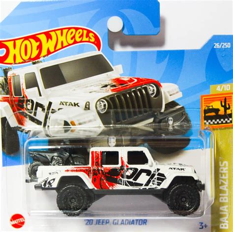 Hot Wheels Jeep Gladiator White Borja Baja Blazers Perfect Etsy
