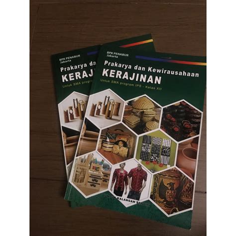 Jual Buku Prakarya Dan Kewirausahaan Kerajinan BPK PENANUR Kelas 12