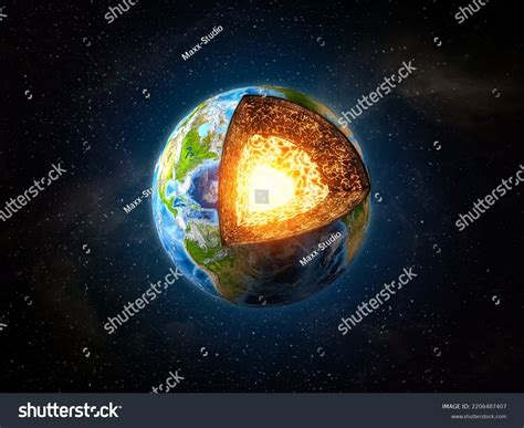 Earth Interior Structure Images Stock Photos Vectors