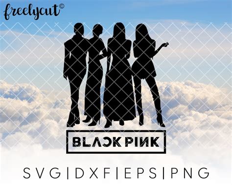 Kpop Blackpink Svg Cut File Template For Cricut Silhouette Etsy Uk