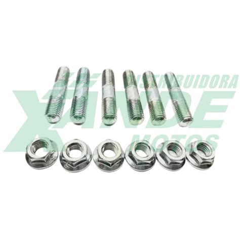 Prisioneiro Coroa Fazer Xtz Lander Tenere Kit Porcas