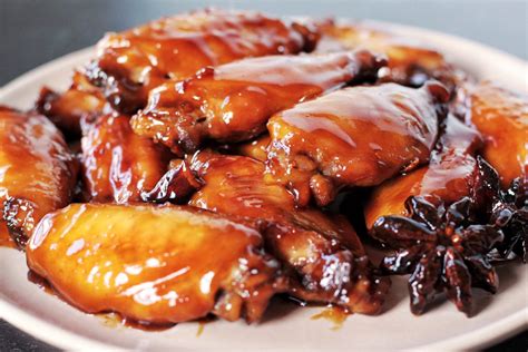 Sticky Braised Chinese Chicken Wings Recipe