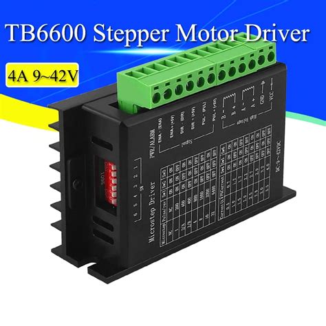 Tb6600 Driver De Motor Deslizante 4a 9 42 42v Ttl 32 Micro Passo Cnc 1