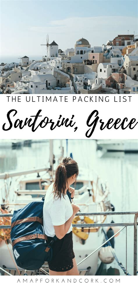 What To Wear In Santorini The Best Greece Packing List Greece Travel