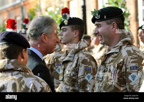 Prince Charles Prince Of Wales Presents Campaign Medals For Service In