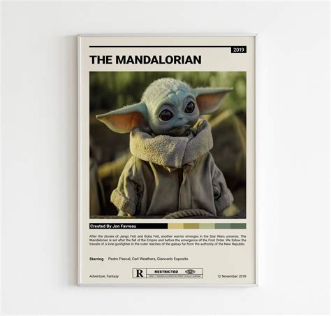 The Mandalorian Poster Grogu Poster Yoda Poster - Etsy