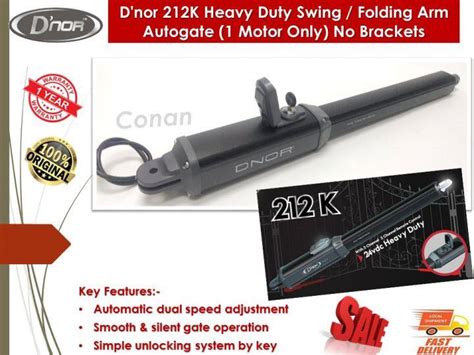 Dnor Autogate D Nor K Vdc Heavy Duty Swing And Folding Arm