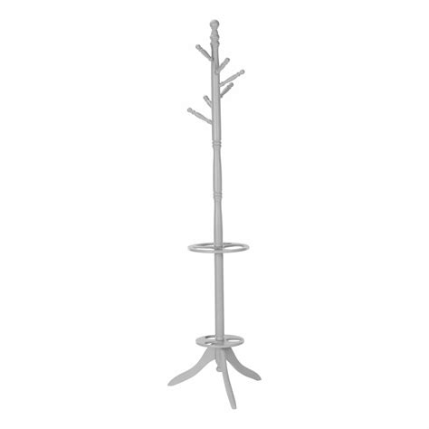 Monarch Specialties Coat Rack Hall Tree Free Sting Hooks Entryway