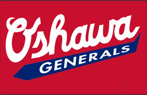 Oshawa Generals Logo Primary Dark Logo Ontario Hockey League Ohl