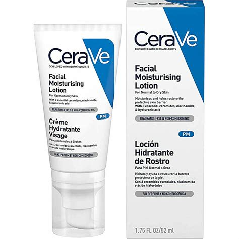 Loção Facial Hidratante CeraVe PM 52 ml Natural Hair Spa Beauty Store