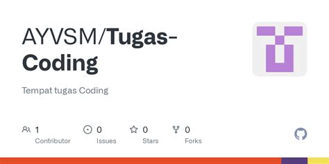 GitHub - AYVSM/Tugas-Coding: Tempat tugas Coding