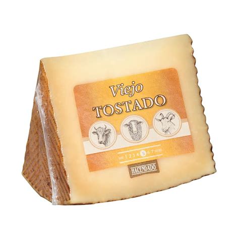 Precio En Mercadona De Queso Viejo Tostado Mezcla Hacendado Pieza