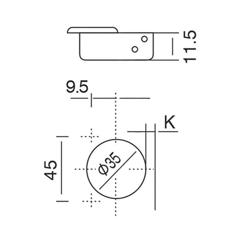 DTC Pivot Pro C 80 110 Hinge Soft Close Half Overlay Screw