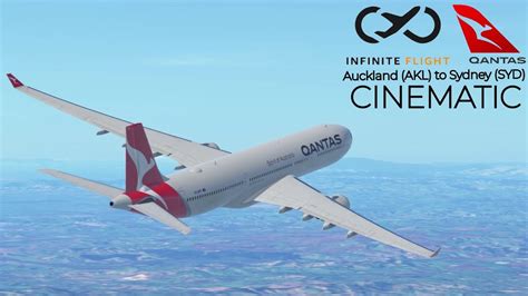 Infinite Flight Global Auckland Akl To Sydney Syd Qantas Air