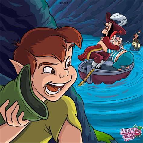 Peter Pan Mocking Captain Hook by PPG2009 on DeviantArt