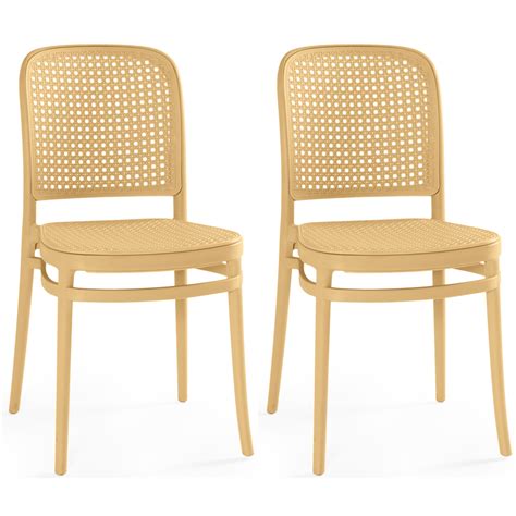 Kit 2 Cadeiras De Jantar Roma Para Sala E Cozinha Nude