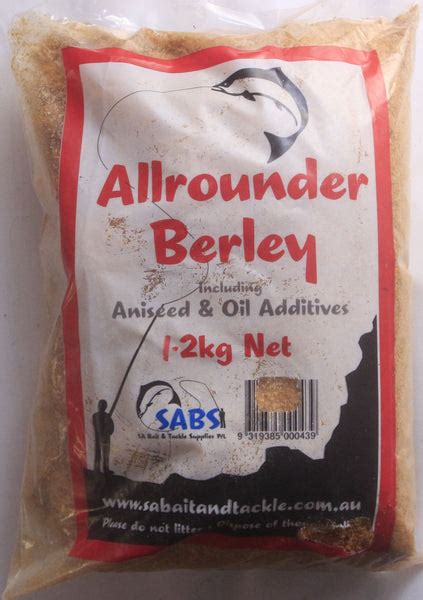 Sabs Allrounder Fine Fishing Burley Mid Coast Fishing Bait And Tackle