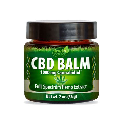 Irwin Naturals Cbd Balm Full Spectrum 2oz 1000mg Cbd Cbd Market