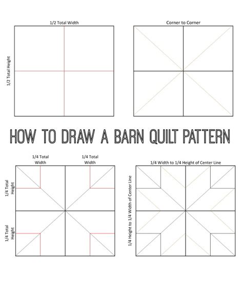 Easy Printable Barn Quilt Patterns