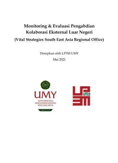 Monitoring Evaluasi Pengabdian Kolaborasi Eksternal Luar Negeri