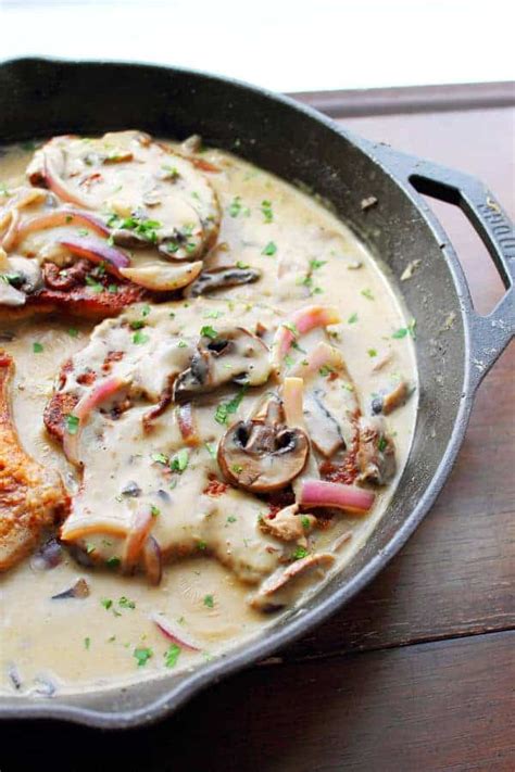 Pork Chops in Mushroom Gravy | Countryside Cravings