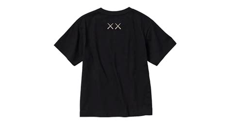 Kaws X Uniqlo Ut Short Sleeve Graphic T Shirt Black Rdrop