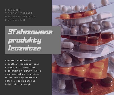 Komunikat W Sprawie Sfa Szowanych Produkt W Leczniczych G Wny