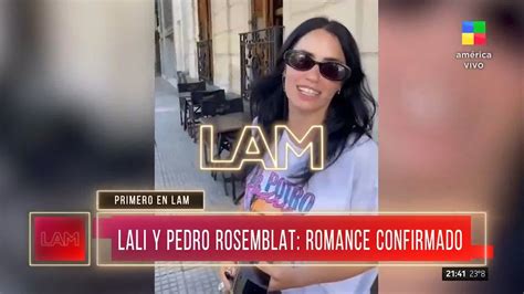 Lali Espósito y Pedro Rosemblat romance confirmado el primer video