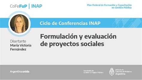 Formulación Y Evaluación De Proyectos Sociales Youtube