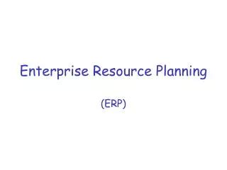 PPT Enterprise Resource Planning ERP Market To Reach 90 7 Billion