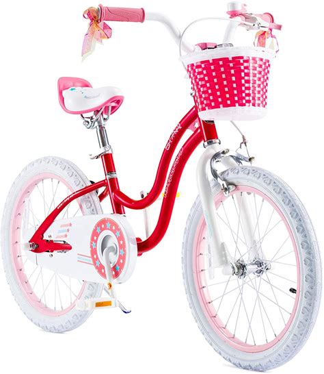 Royalbaby Girls Kids Bike Star Girl 18 In. Bicycle Basket Kickstand Pink Child's Cycle - Walmart ...