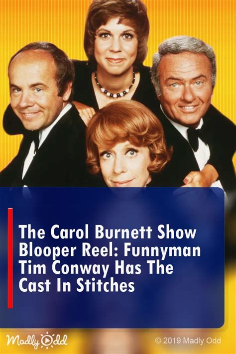 The Carol Burnett Show Blooper Reel: Funnyman Tim Conway Has The Cast in Stitches #TimConway # ...