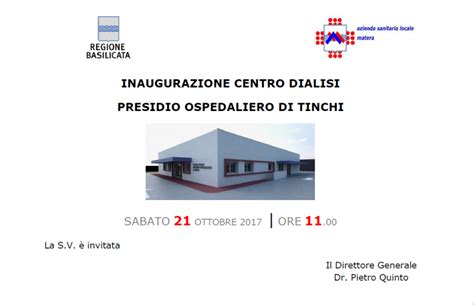 Sabato A Tinchi Inaugurazione Nuovo Centro Dialisi Giornalemio It