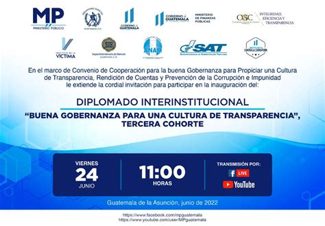 Mp De Guatemala On Twitter En Breve Dar Inicio El Acto Protocolario