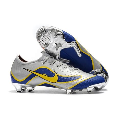 Nike Mercurial Vapor 12 Fg New World Cup Cleat Silver Blue Yellow