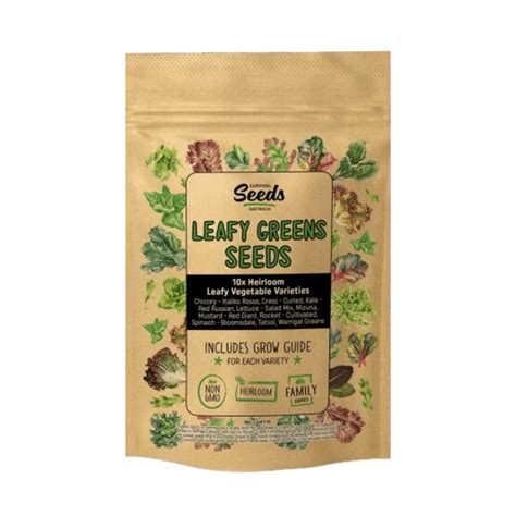 Leafy Greens Heirloom Seeds