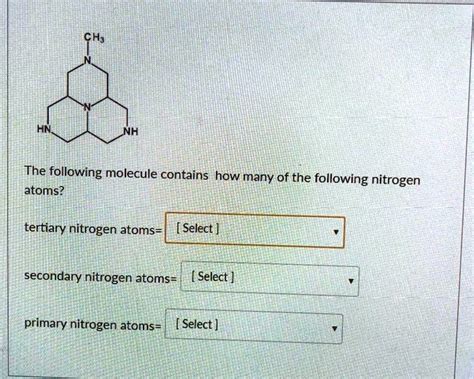 Solved Ch The Following Molecule Contains How Many Of The Following