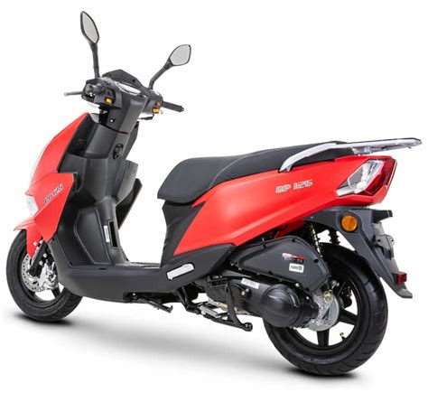 Motorroller Fighter 125 GP-RZ rot Euro 5 Scooter Leichtkraftrad 125ccm ...