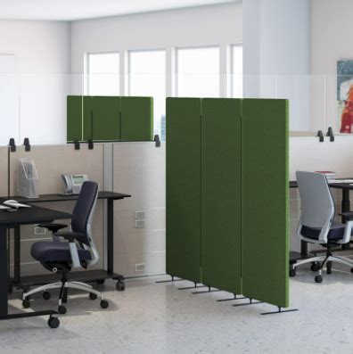 Sound Absorbing Acoustic Office Dividers Free Standing Acoustic Office ...