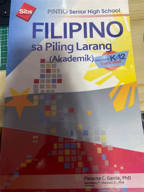 Filipino Sa Piling Larang Hobbies Toys Books Magazines Textbooks