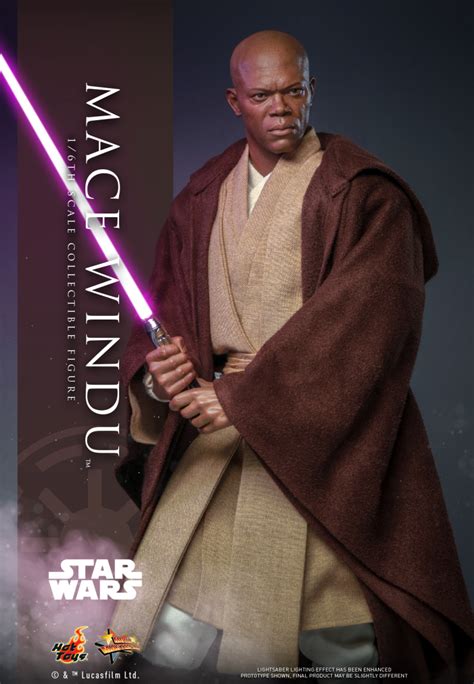 Hot Toys星際大戰二部曲複製人全面進攻魅使雲度 1 6 比例收藏級人偶 手持紫色光劍之絕地大師現身