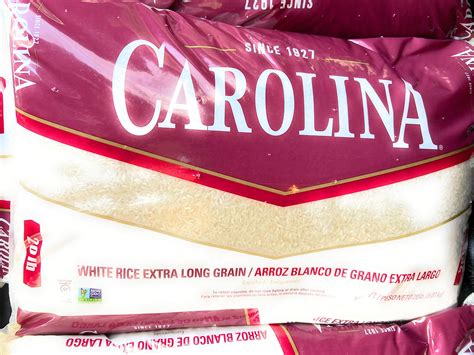 Carolina Enriched Rice Long Grain 20 Lbs White Rice Produce Grocery And Gourmet Food