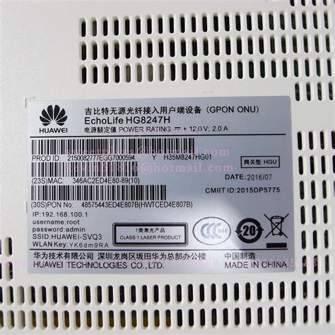 Huawei Gpon Ont Echolife Hg8247h Ftth Modem With 2voice 4ge Wifi Catv