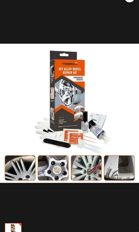 VISBELLA DIY ALLOY WHEEL REPAIR KIT Car Accessories Tyres Rims On