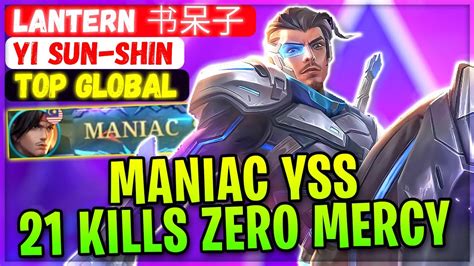 Maniac Yss Kills Zero Mercy Top Global Yi Sun Shin Lantern