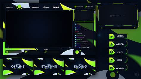 STREAM OVERLAY TEMPLATE PSD PACKAGE DOWNLOAD - BEST FO - Stream Overlay ...